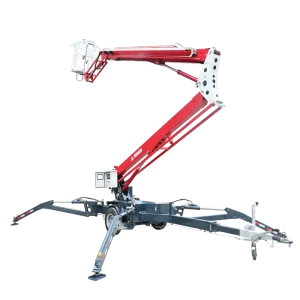 Sky Tower Industrial Spider Electric Trailers With Hydraulic Lifts