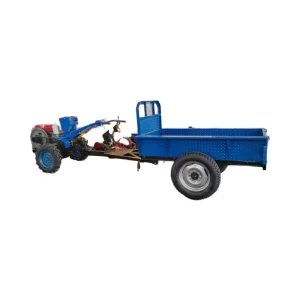 Small 12Hp Diesel Hand Held Agricultural Tractor Farm Trailer Rotary Tiller High Tow Bar for Farm Use