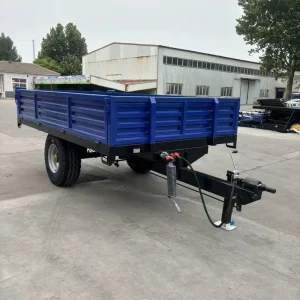 Small Agriculture Garden Dump Trailer for Farm Use with Tractor Application