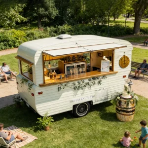 Small Buffet Bakery Shop Street Food Cart Trailer With American Standard Mobile Food Dining Car Mobile Bar Trailers