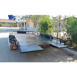 Small Car Hauler Tri Axle Trailer Easy Assembly Tilt Deck Car Trailer