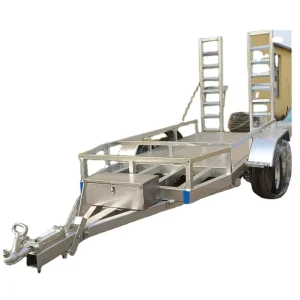 Small Excavator Utility Trailer Semi Trailer Design for ATV UTV Car Landscape Farm Frame Cargo Utility Kit