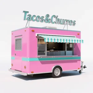 Small Fruit Cart Concession Trailer Customized Multifunctional Coffee Food Trailer
