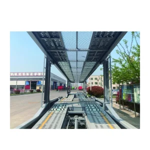 Small Galvanized Steel Race Car Trailer Semi-Trailer Hauler for Cars