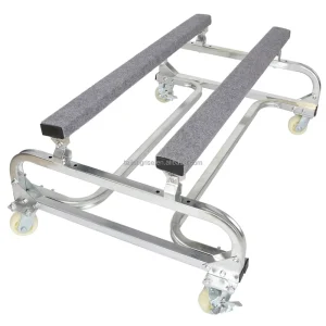 Small Sailboat Trailer Jet Ski Trailer Dolly Stand Adjustable Width Boat Storage Trailer for Carrying Personal Watercraft