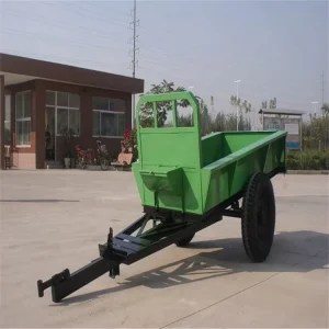 Small Scale Farms and Horticultural Transportation Simple Hook Type Hand Support Trailer Agricultural Trailer