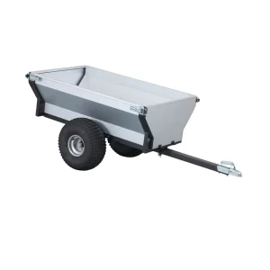 Small Utility ATV Poly Trailer for Farm Garden Lawn Trail Riding for Motorcycle Owners Transporting