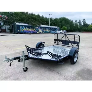Special Heavy Duty Trailer for Long Distance Transportation with Tail Lights Support Legs Safety and Anti Skid Platform