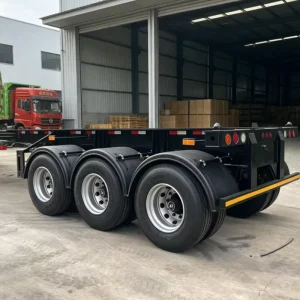 Special New Vehicle for Port Container Transportation Steel made 40ft Skeleton Trailer High quality Factory Direct Sale Trailer