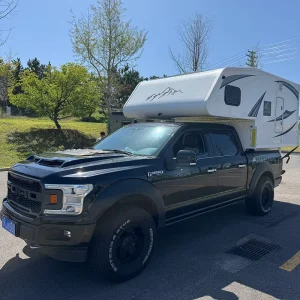 Special Pickup Camping Trailer Fiberglass Body Integrated Kitchen & Bathroom Luxury RV