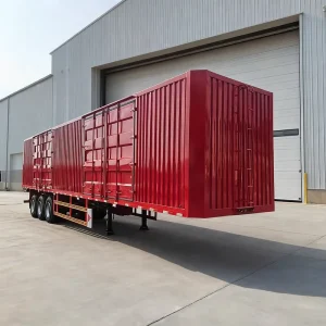Spot 14.6 meter Express Logistics Container-type Semi-trailer Van Box Semi-trailer Container Transport Semi-trailer