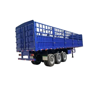 Standard Cargo Fence Trailer Equipped with Standard Tires