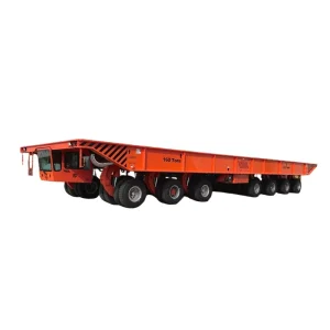 Multipurpose 5 Axles Hydraulic Flatbed Trailer Lorry for Logistics & Shipping