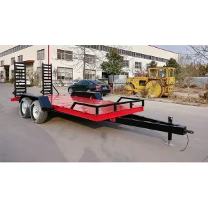 Steel 2 Axle ATV Trailer Car Hauler with Ramp for Excavator