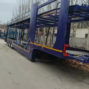 Steel 3 Axle 13 Ton Capacity 8 10 Car Carrier Semi Trailer with 25001 30000kg Payload