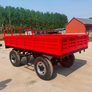 Steel Agricultural Trailer Anti Rust Durable 3 Ton Farm Transport