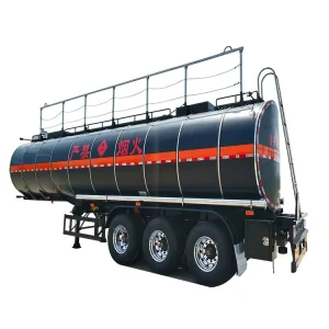 Steel Bitumen Tank Trailer Truck Heavy Duty High Capacity Thermal Insulation Semi-Trailer