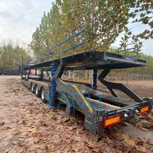 Steel Carrying Cars Hauler Trailer Car Carrier Semi Trailer with 25 30 Tons Payload