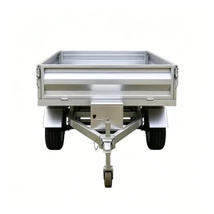 Steel Hydraulic Dump Trailer Double Axle 1500kg Capacity 2500x1500mm Carriage for Farm Utility Tipping Agricultural Cargo