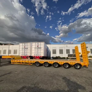 Steel Low Flatbed Semi Trailer