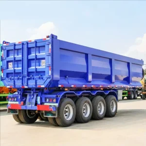 Steel Material Tipper Truck Trailer with 25001-30000kg Payload for Heavy Duty Transport of Stones Semi Trailer