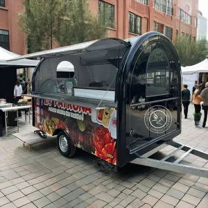 Street Multifunctional Mobile Hot Dog Food Cart Snack Fast Food Truck Trailer