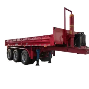 Super Heavy Duty 10M Self Loading Rear Dump Tipper Commercial Truck Trailer Semi Vehicle Durable Commercial Truck Trailers