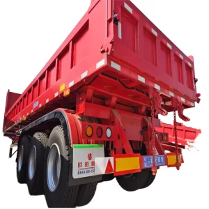 Super Heavy Duty 10M Self Loading Rear Dump Tipper Commercial Truck Trailer Semi Vehicle Durable Commercial Truck Trailers