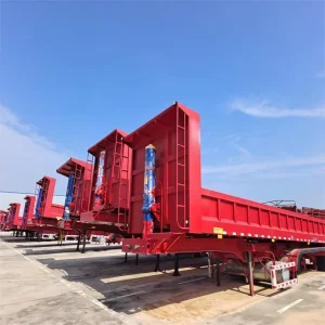 Super Heavy Duty 10M Self Loading Rear Dump Tipper Commercial Truck Trailer Semi Vehicle Durable Commercial Truck Trailers