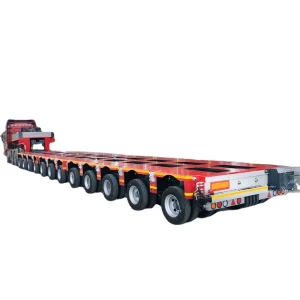 Super Heavy Duty Multi-Axle Mountain Road Transport Trailer with High Load Capacity Customizable Design for Heavy Equipment