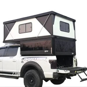 TP07W RV Camper Hardsided Slide in Truck Topper Wide Body Pop up Truck Camper with Extra Sleeping Space