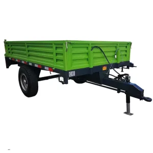Three Horses Hydraulic 2 Ton Heavy Duty Farm Dump Trailer 8×5 Tipping Trailer Steel Construction High Safety Agricultural