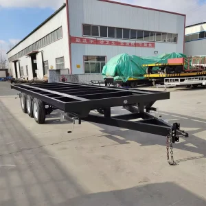 Three Horses Steel/Aluminum/Galvanized Tilt Car Trailer with Hydraulic Lift 700kg-10ton Payload