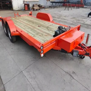 Three Horses Steel Aluminum Galvanized Utility Trailer Axle 6×12 Double Axle Car Hauler Trailer 700kg-10tons Payload Capacity