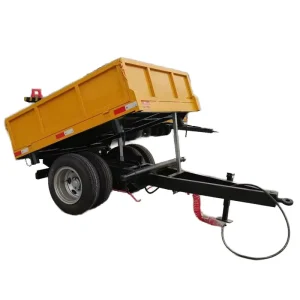 Tipper Trailer for Tractor Tandem Axle Dump Trailer 7 X14