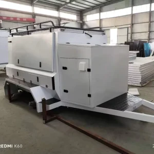 Tool Builder Trailer Tradesman Box Utility Trailer Dual Series Axle Trailer Factory