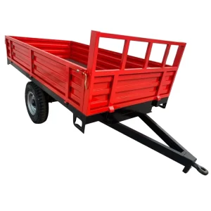 Tractor Trailer 7CX 3 Mini Agricultural Small Farm Garden Hydraulic Dump 3T Trailer with Axle and Gear Core Components