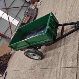Tractor with Agricultural Trailer 1 Ton 2 Ton Agricultural Trailer