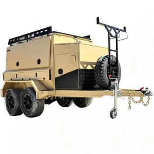 Tradie UTE Tool Box Trailer Hot Dip Galvanized Heavy Duty Builders Custom Built Alloy Wheels Electric Brakes 2000KG Max