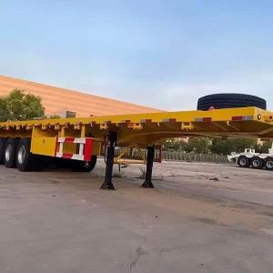 Trailer Flat Bed 12×7 Flat Bed Trailer Semi Lowbed Low Flat Trailer Flat Trailer Flat Bed Trailer tandem Trailer