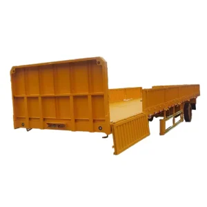 Trailer Manufacturer 3 Axles 40 Feet Ordinary Semi Trailer With Side Walls Bulk Cargo Truck Trailers
