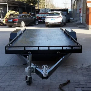 Trailer Towing Excavator 2 Tons Trailers for Cars Tilt Deck Car Hauler Trailer