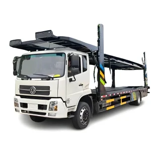 Transportation Vehicles 4×2 6 Wheelers Car Carrier Trailer Diese LHD RLD Car Transporter Trailer Truck