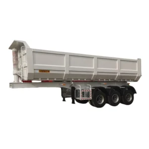 Tri Axle U Shape Hydraulic Rear Dump Semi Trailer Tipper for Coal & Sand