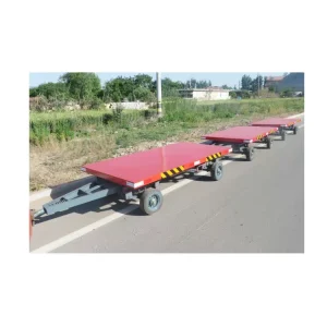 Truck Trailer Flatbed Trailer 3 Axles 60 Tons
