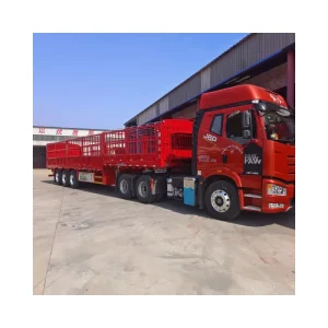 Truck Trailer Special Transportation Air Suspension 40ft Container Special Frameworks Flower Basket Semi Trailer