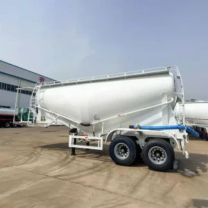 Truck Trailer Transport Bulk Cement Powder Tank Semi Trailer