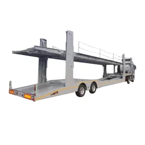 Two Axles Platform Hydraulic Lifting 8 Car Carrier Trailers for Sale