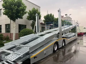 Two axle or Three axle 8 Car Trailer Galvanized Trailer