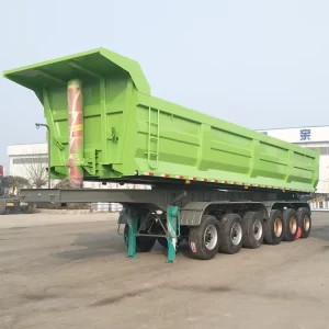 U Shaped Rear Semi Trailer Truck Trailers